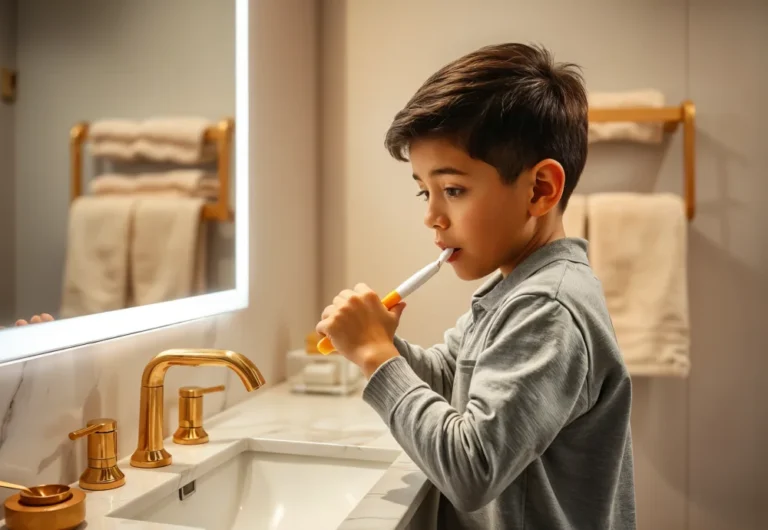 big vanity mirror with lights